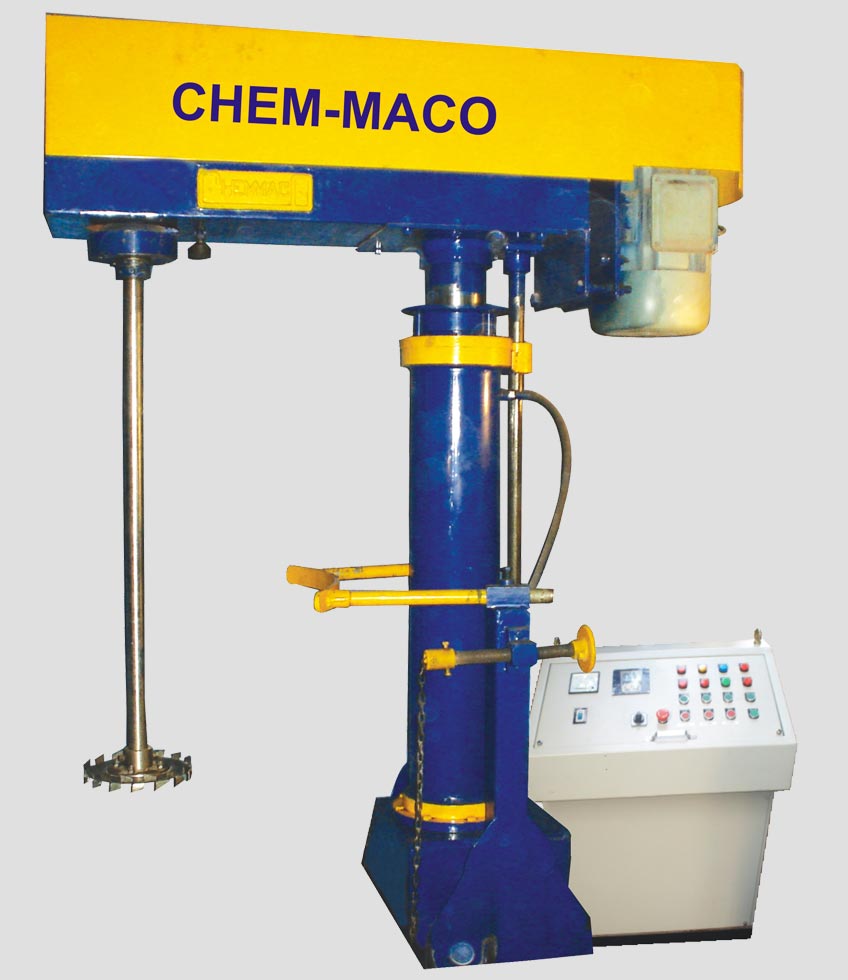 High Speed Disperser, High Speed Disperser Manufacturer, High Speed Disperser Supplier, High Speed Disperser Hydraulic Lifting